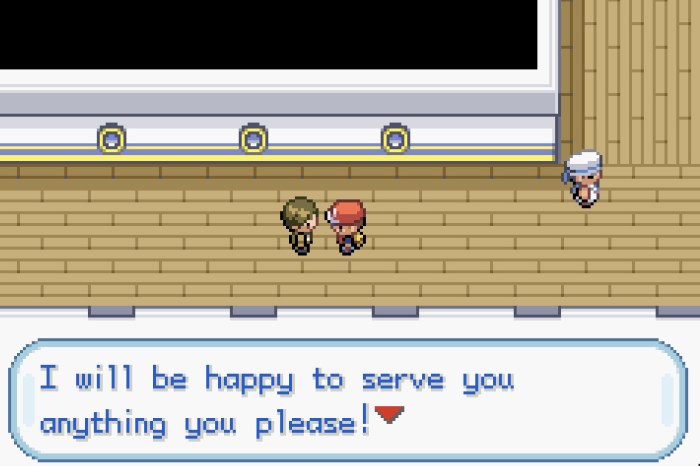 I will be happy to serve you anything you please